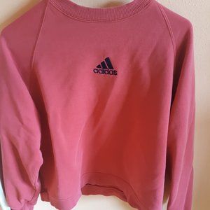 Adidas Red Sweatshirt Women's Large